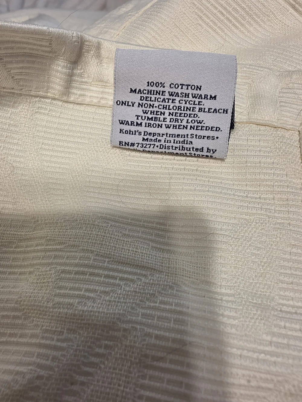 Luxury Cream Jacquard Comforter - Floral Texture
